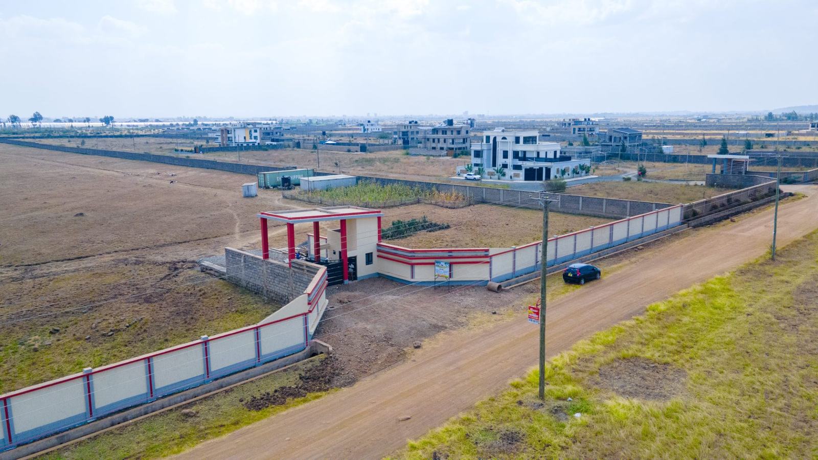Perimeter Wall & Gate Elevation